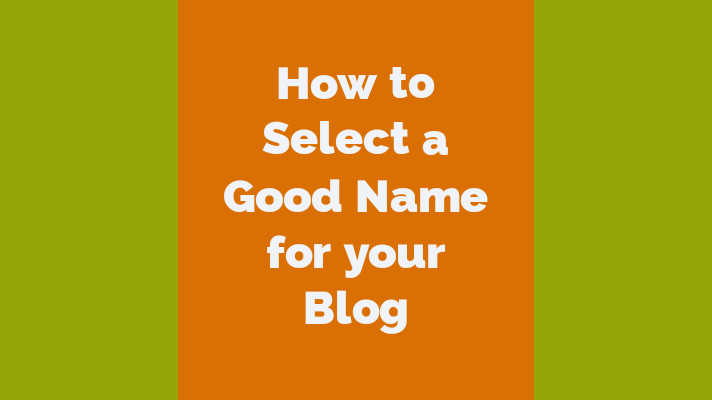 choosing a name for your website